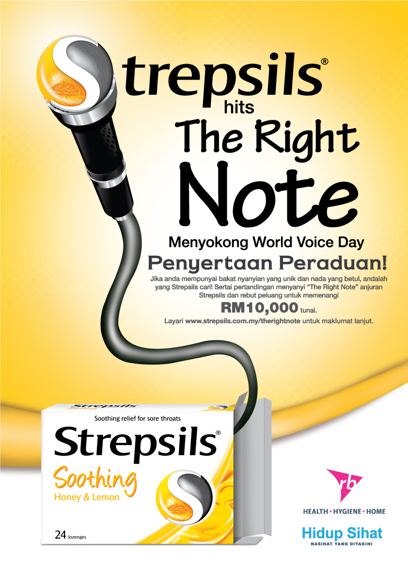 (BM)Strepsils The Right Note Campaign in support of World Voice Day