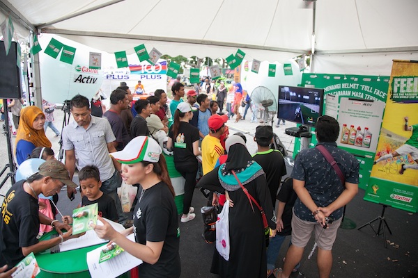 More than 3,000 bikers participated in the activities and brought home exclusive prizes from the Castrol Activ Actibonds booth