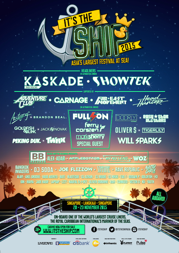 ITS2015 full line up poster