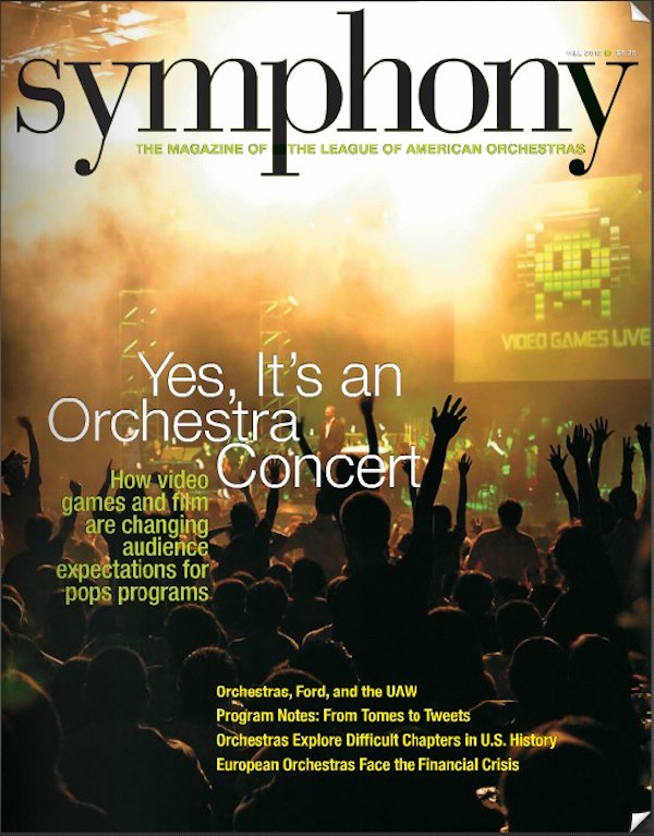 Symphony Magazine VGLCover