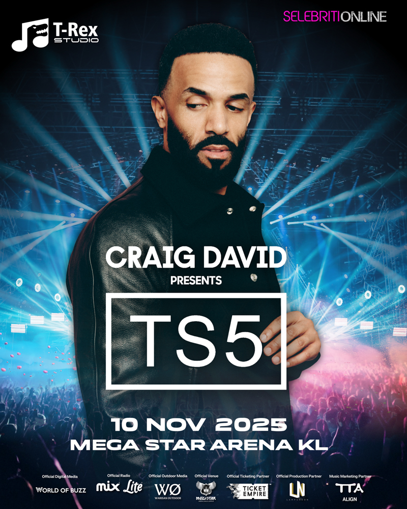 selebritionline portal hiburan - Craig David Presents TS5 Kuala Lumpur