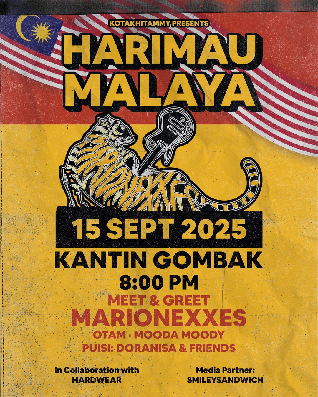Marionexxes tampil sempena Konsert Harimau Malaya 2025