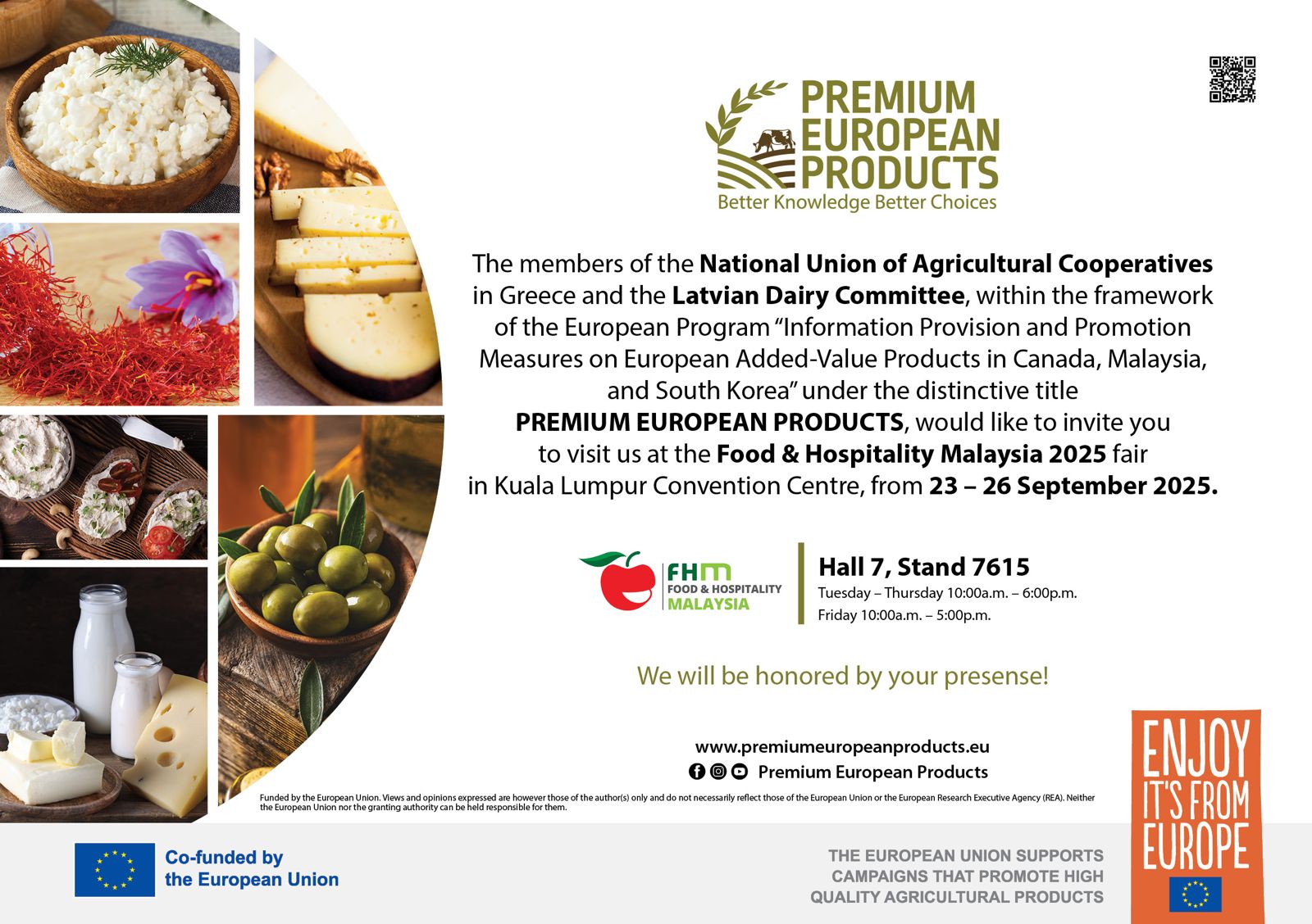 Produk Premium Eropah Food & Hotel Malaysia 2025 KLCC