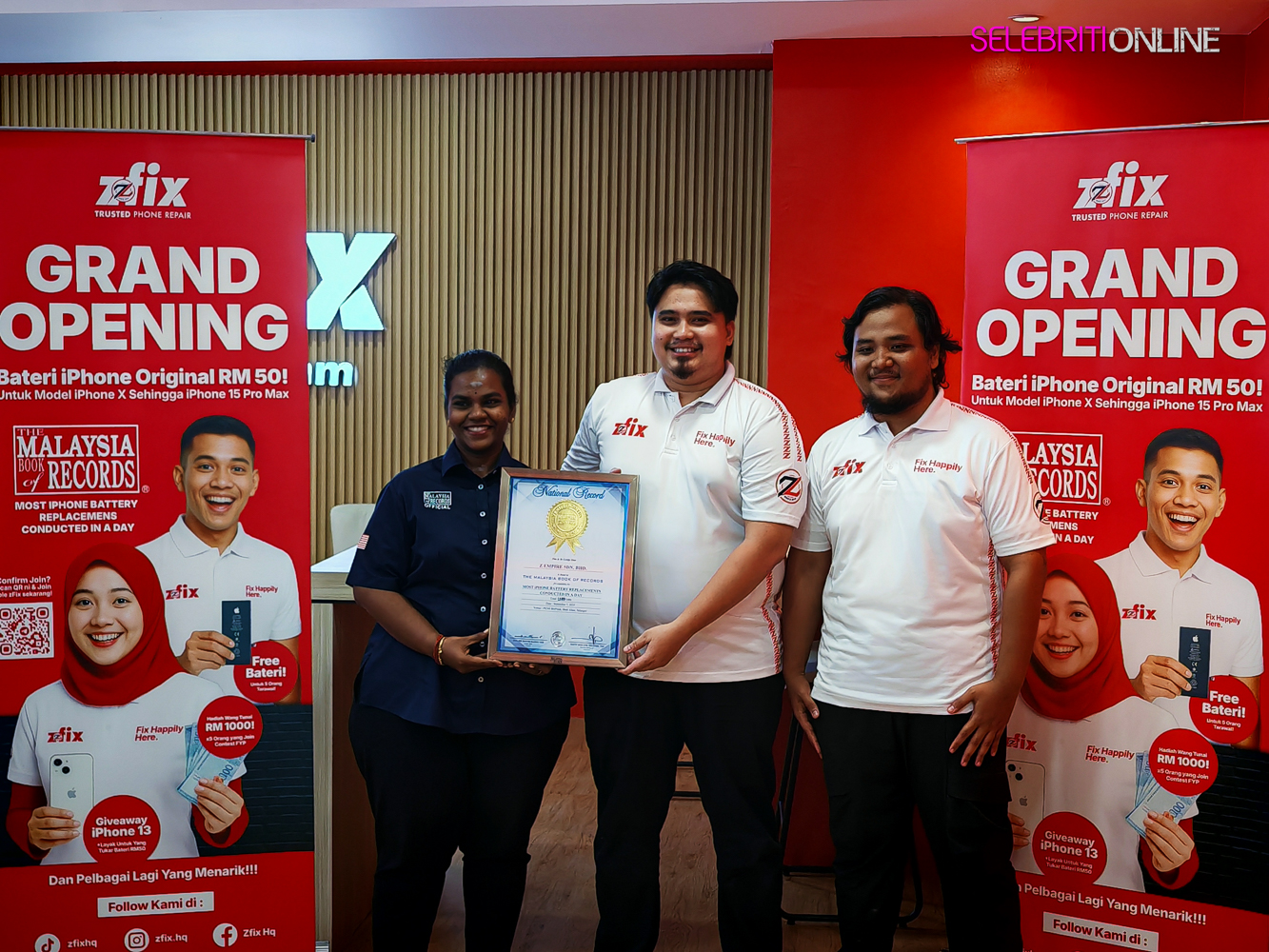 Zfix Mobile Fest diiktiraf MBOR penukaran bateri iPhone