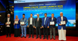 Majlis pelancaran rasmi pelayaran halal IslamiCruise International di Kuala Lumpur, 30 September 2025