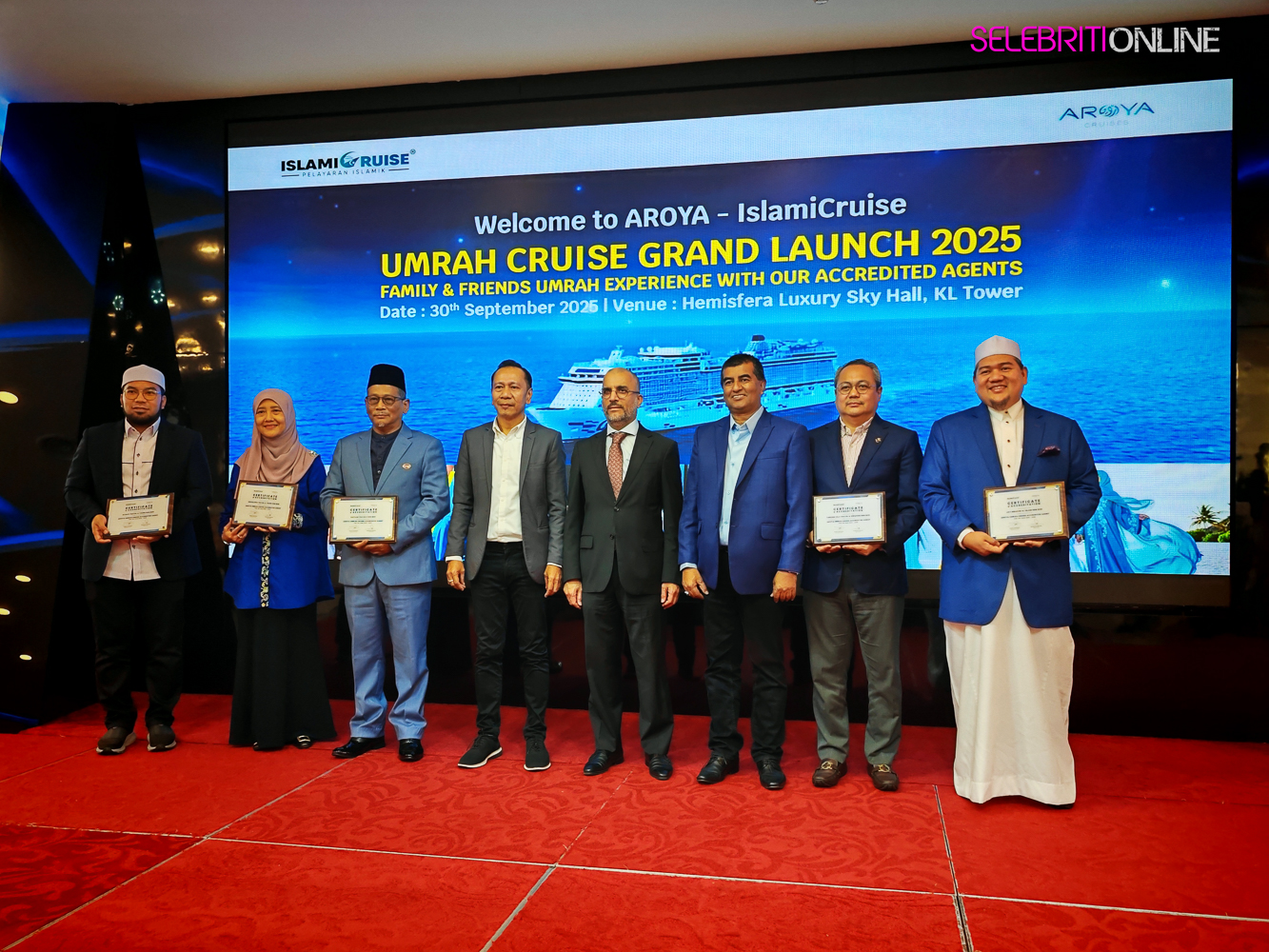 Majlis pelancaran rasmi pelayaran halal IslamiCruise International di Kuala Lumpur, 30 September 2025
