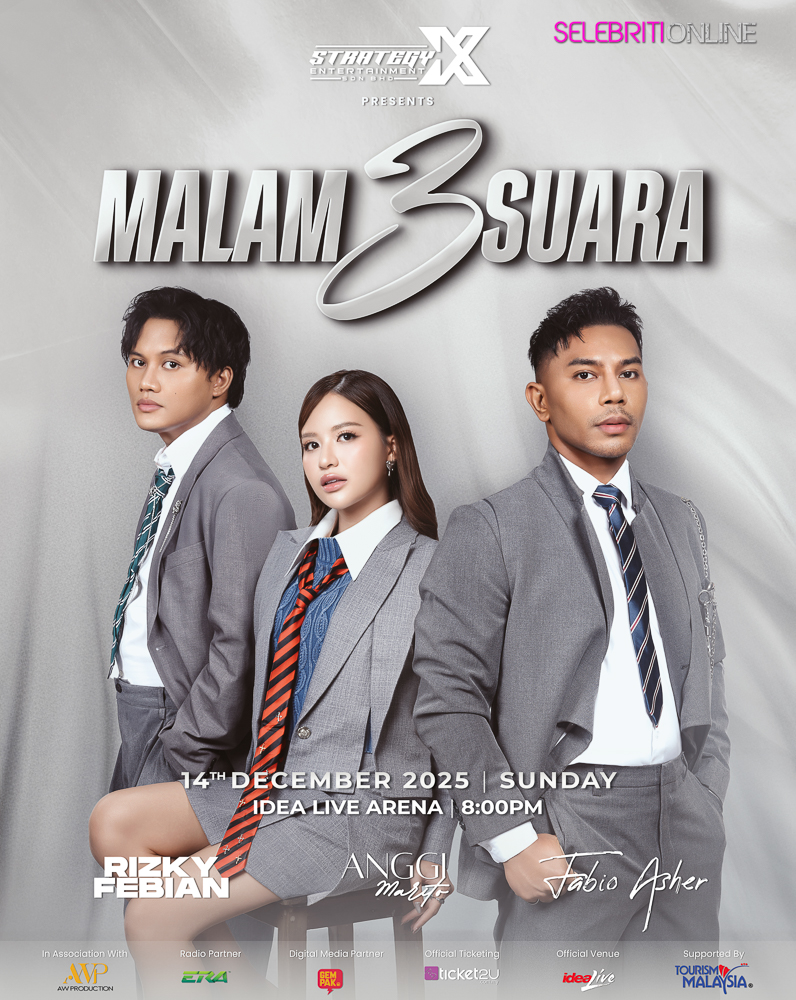 Malam 3 Suara Kuala Lumpur 2025 dengan Rizky Febian, Fabio Asher dan Anggi Marito.