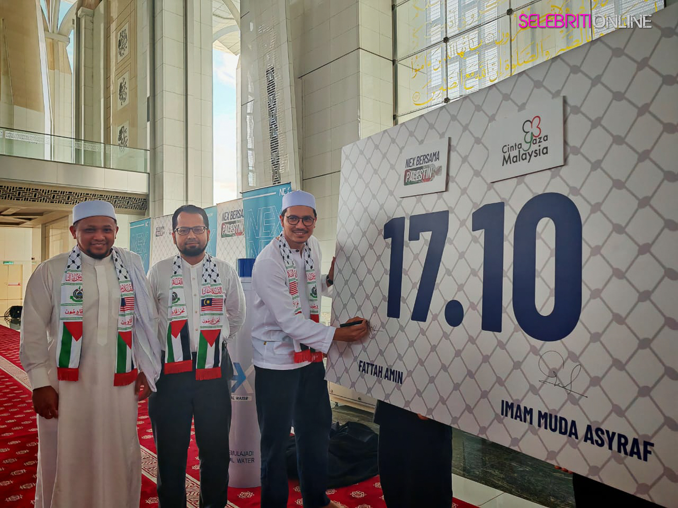 Pelancaran NEX & Fattah Amin Bersama Palestin di Putrajaya