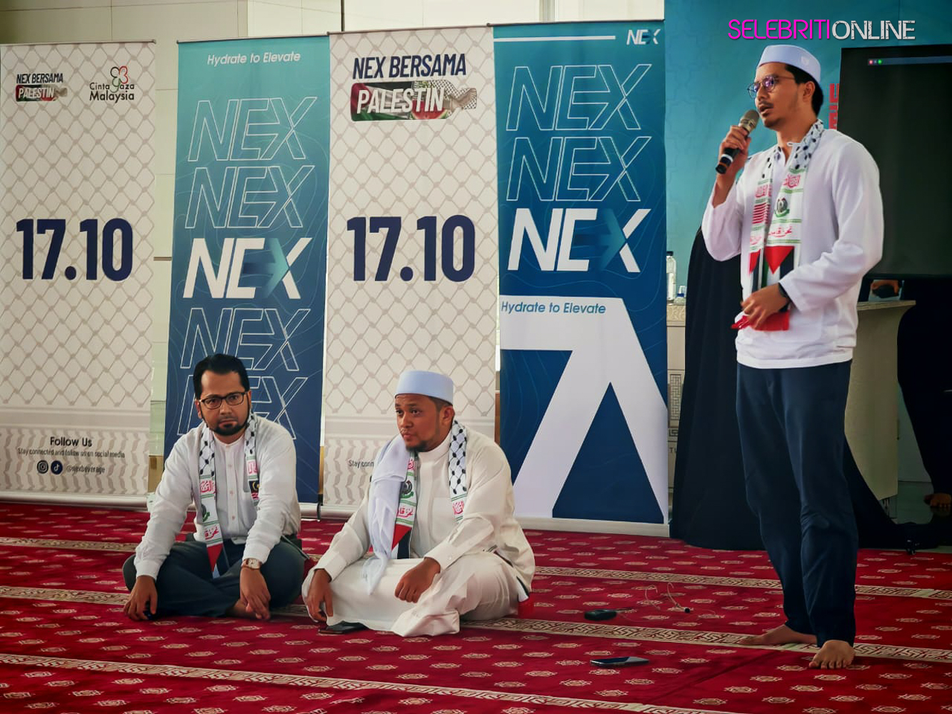 Pelancaran NEX & Fattah Amin Bersama Palestin di Putrajaya