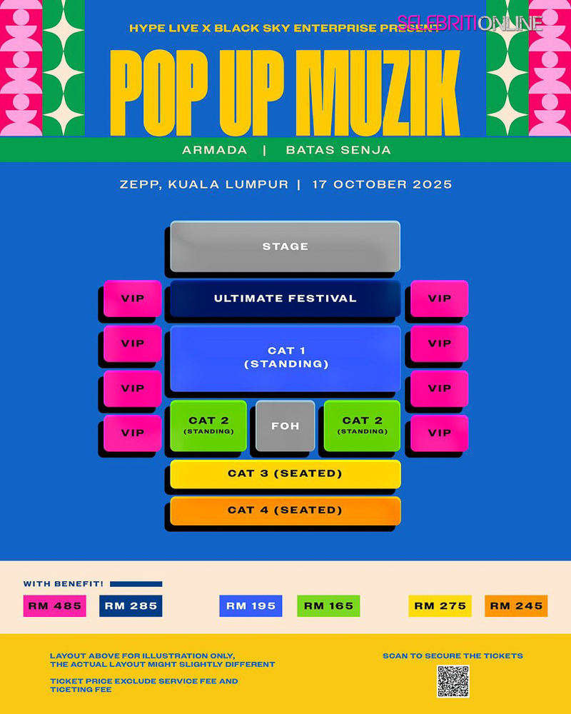 Pop Up Muzik 2025 Armada dan Batas Senja Zepp Kuala Lumpur