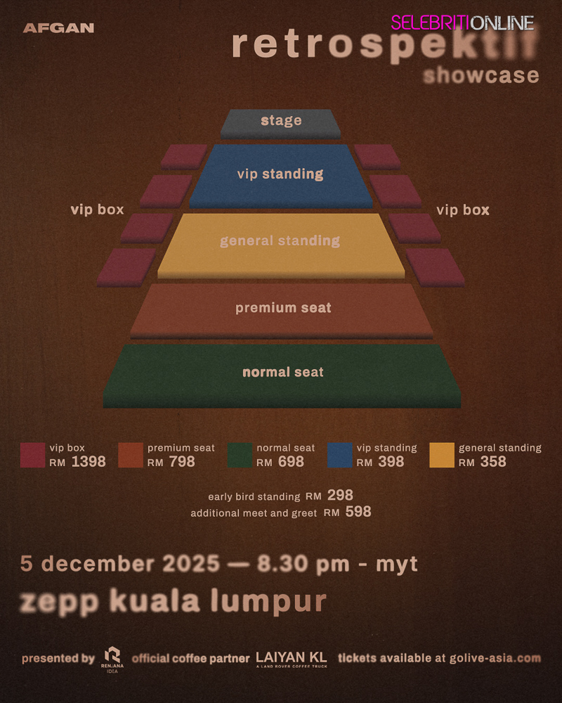 Afgan Retrospektif Showcase Zepp KL 2025 – Persembahan Afgan di Malaysia