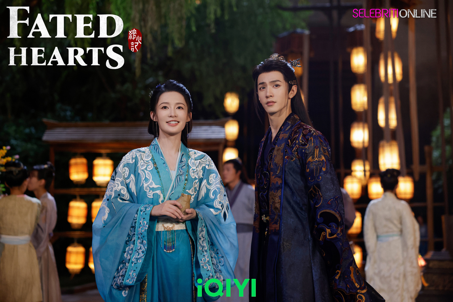 Li Qin dan Chen Zheyuan dalam Fated Hearts iQIYI 