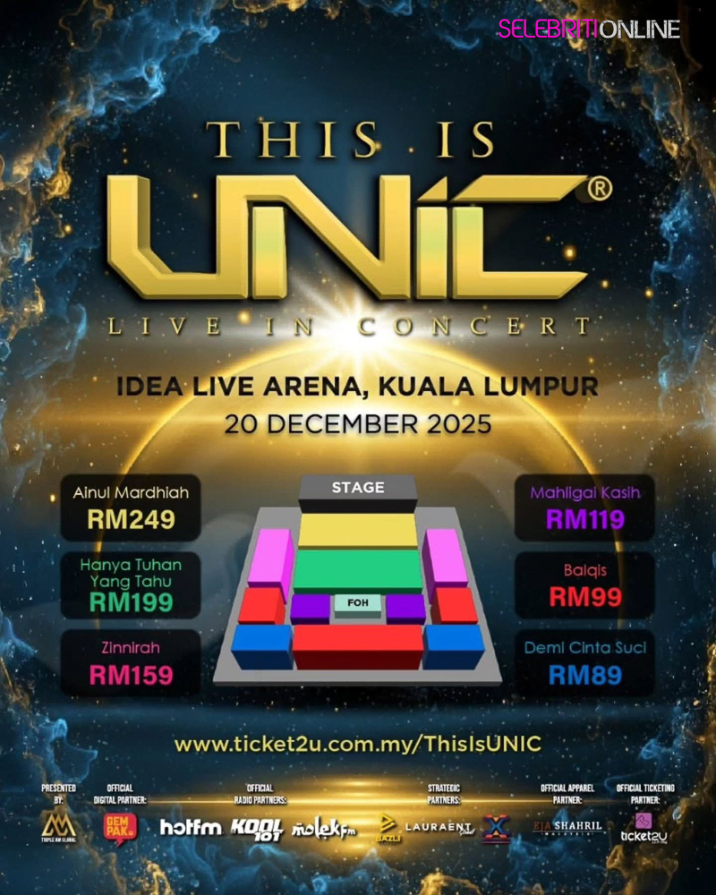 Poster rasmi konsert This Is UNIC 2025 di IDEA Live Arena Kuala Lumpur