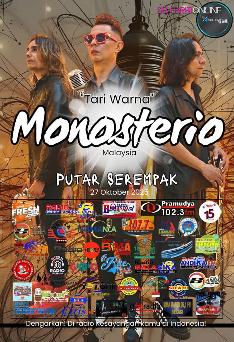 Monosterio meraikan 20 tahun perjuangan muzik dengan pelancaran album Tari Warna.