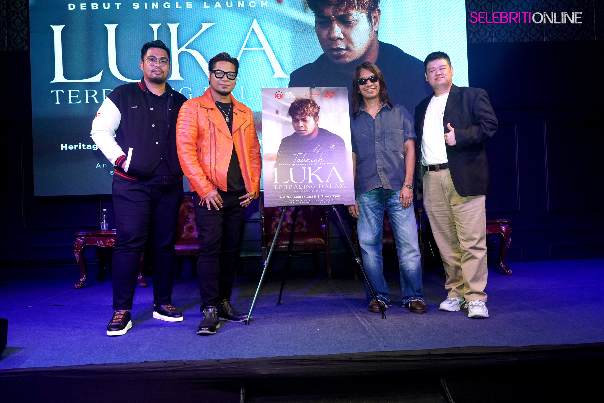 Poster rasmi Ary Hussin Luka Terpaling Dalam