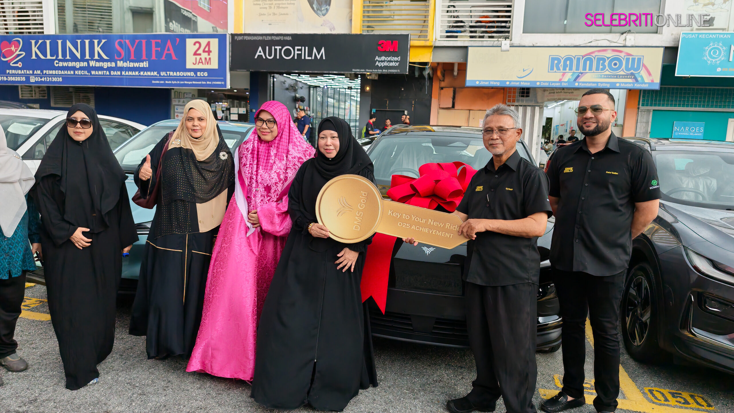 Kereta elektrik NETA digunakan dalam program simpan emas DMS Gold.