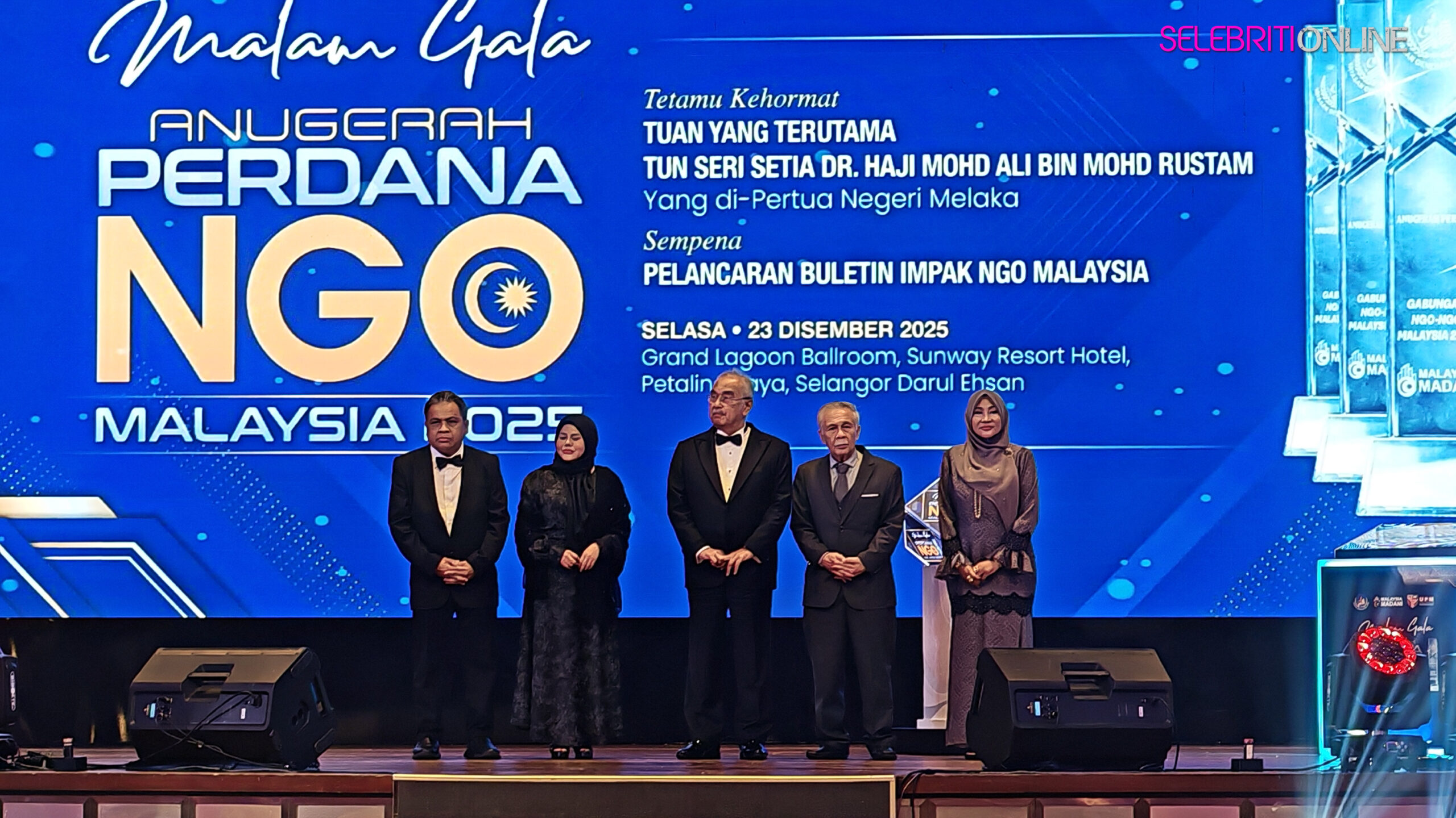 Majlis Anugerah Perdana NGO Malaysia mengiktiraf sumbangan NGO tempatan