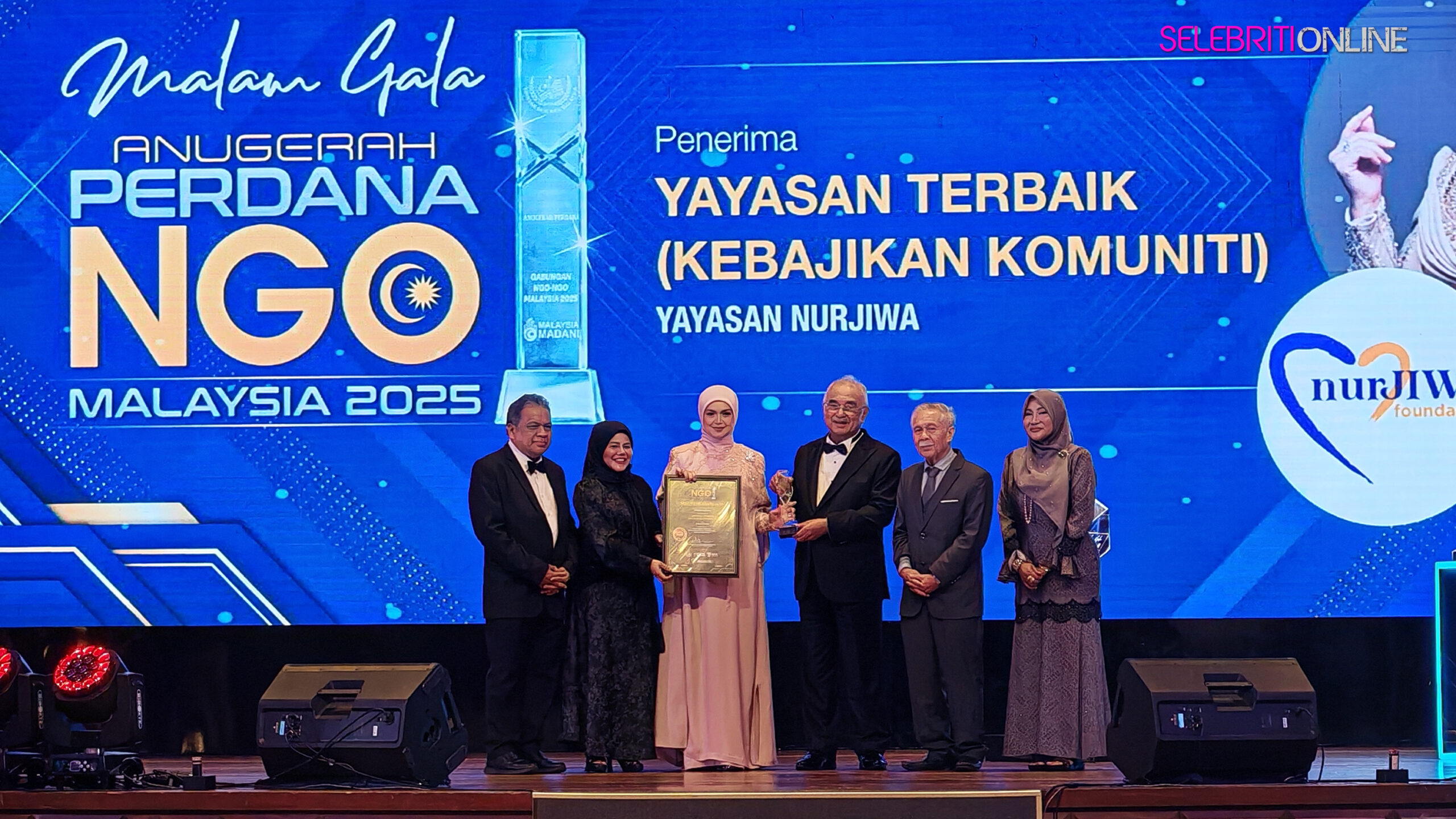 Majlis Anugerah Perdana NGO Malaysia mengiktiraf sumbangan NGO tempatan