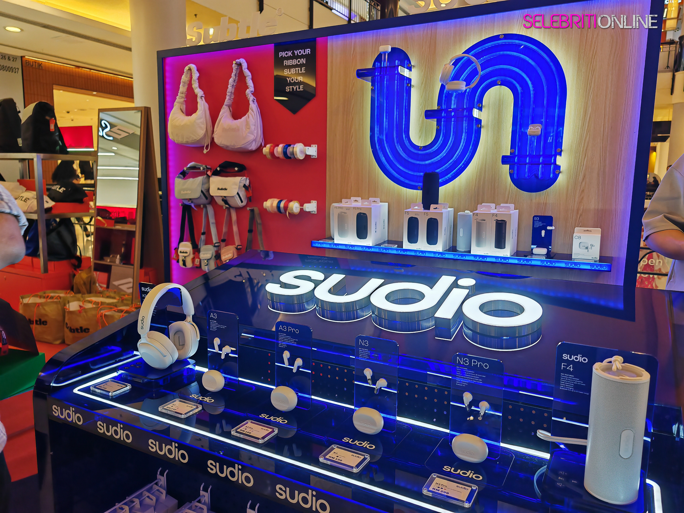 Booth promosi Sudio dan Subtle di GF Event Space Sunway Pyramid