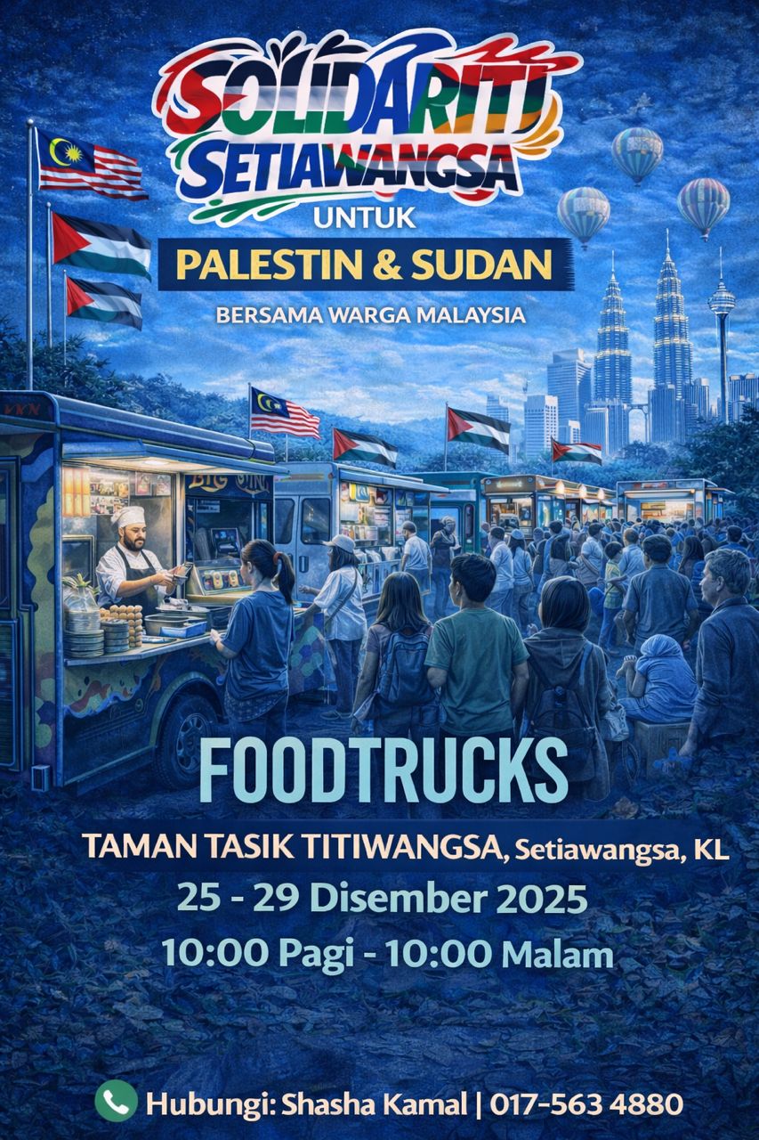 Program Solidariti Mesra Setiawangsa untuk Palestin dan Sudan di Taman Tasik Titiwangsa