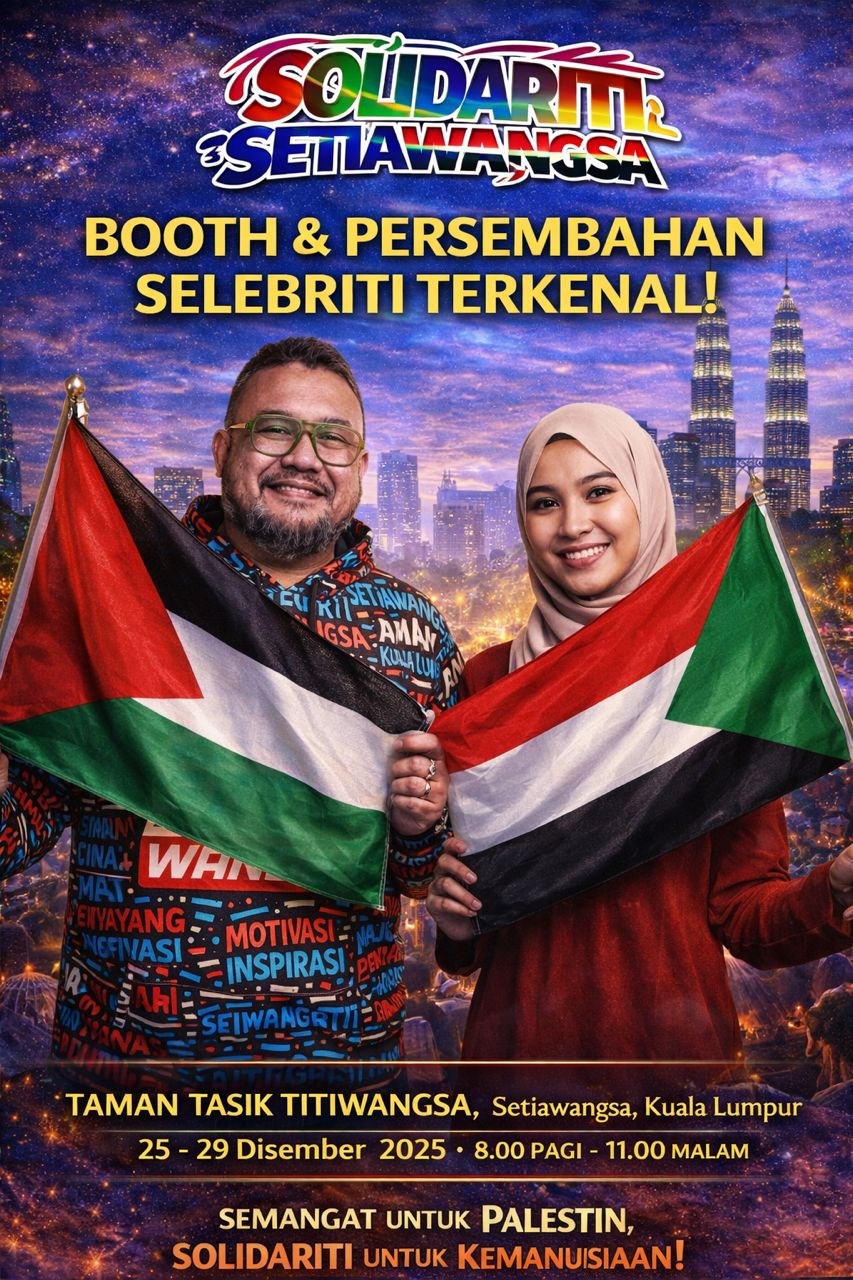 Program Solidariti Mesra Setiawangsa untuk Palestin dan Sudan di Taman Tasik Titiwangsa