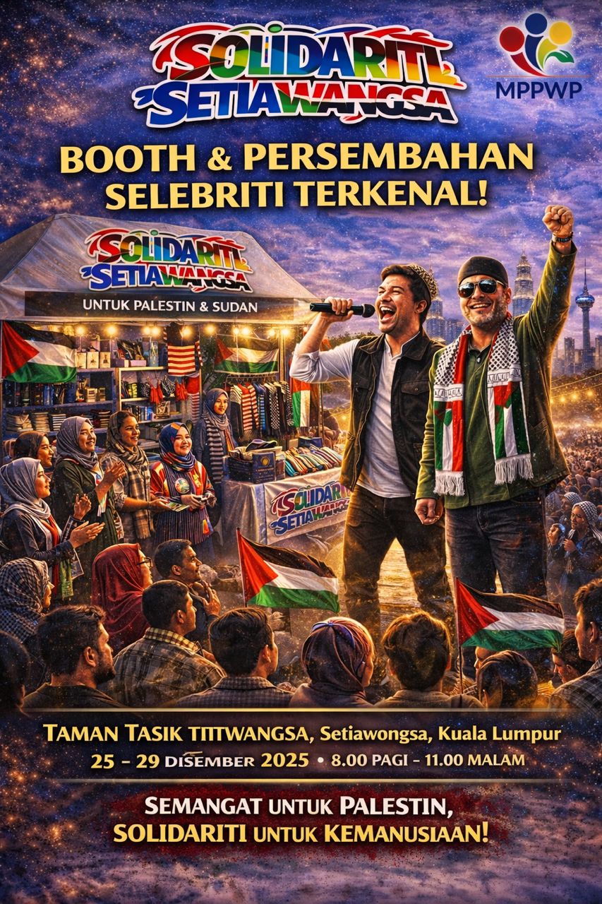 Program Solidariti Mesra Setiawangsa untuk Palestin dan Sudan di Taman Tasik Titiwangsa
