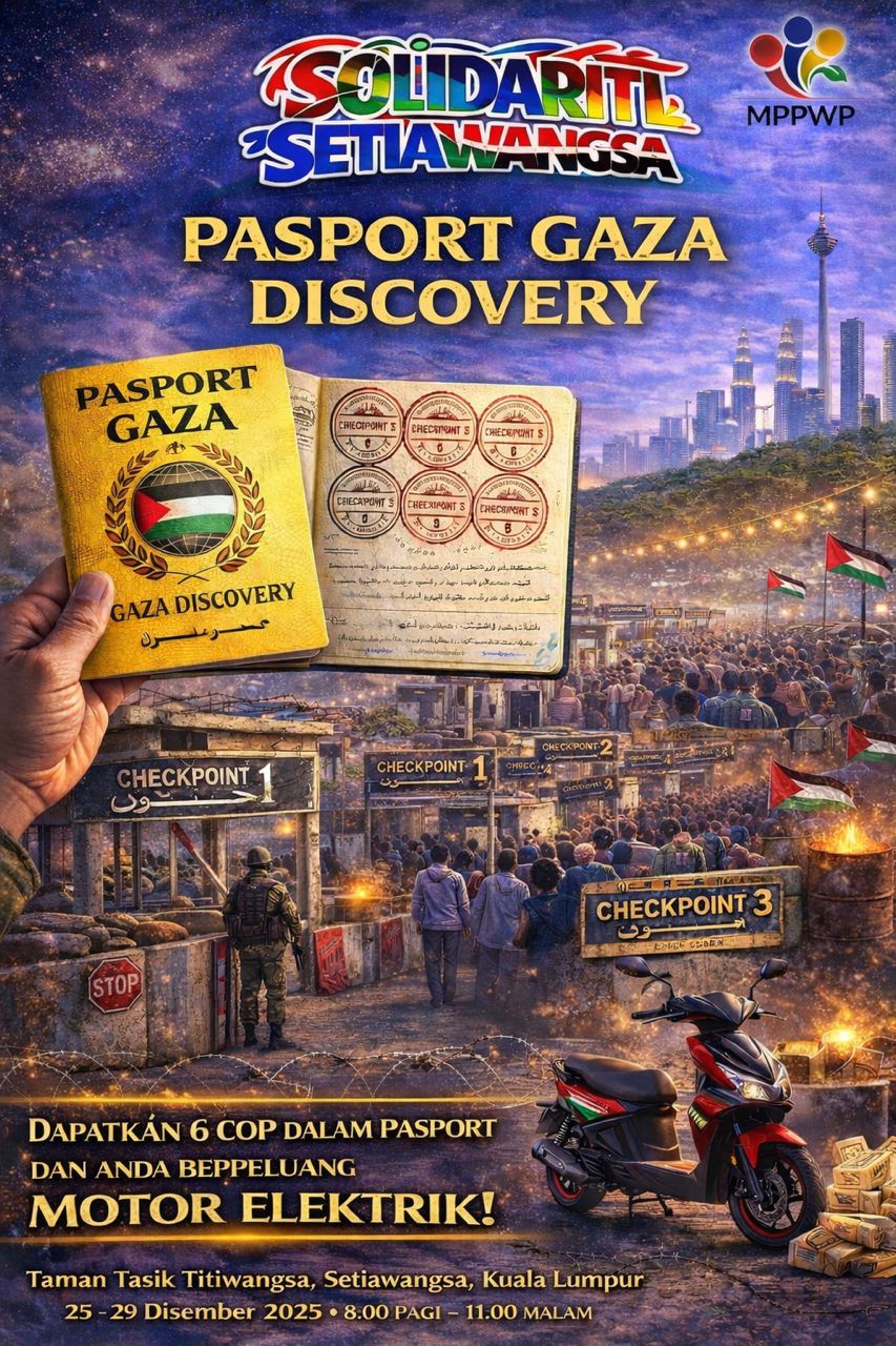 Program Solidariti Mesra Setiawangsa untuk Palestin dan Sudan di Taman Tasik Titiwangsa