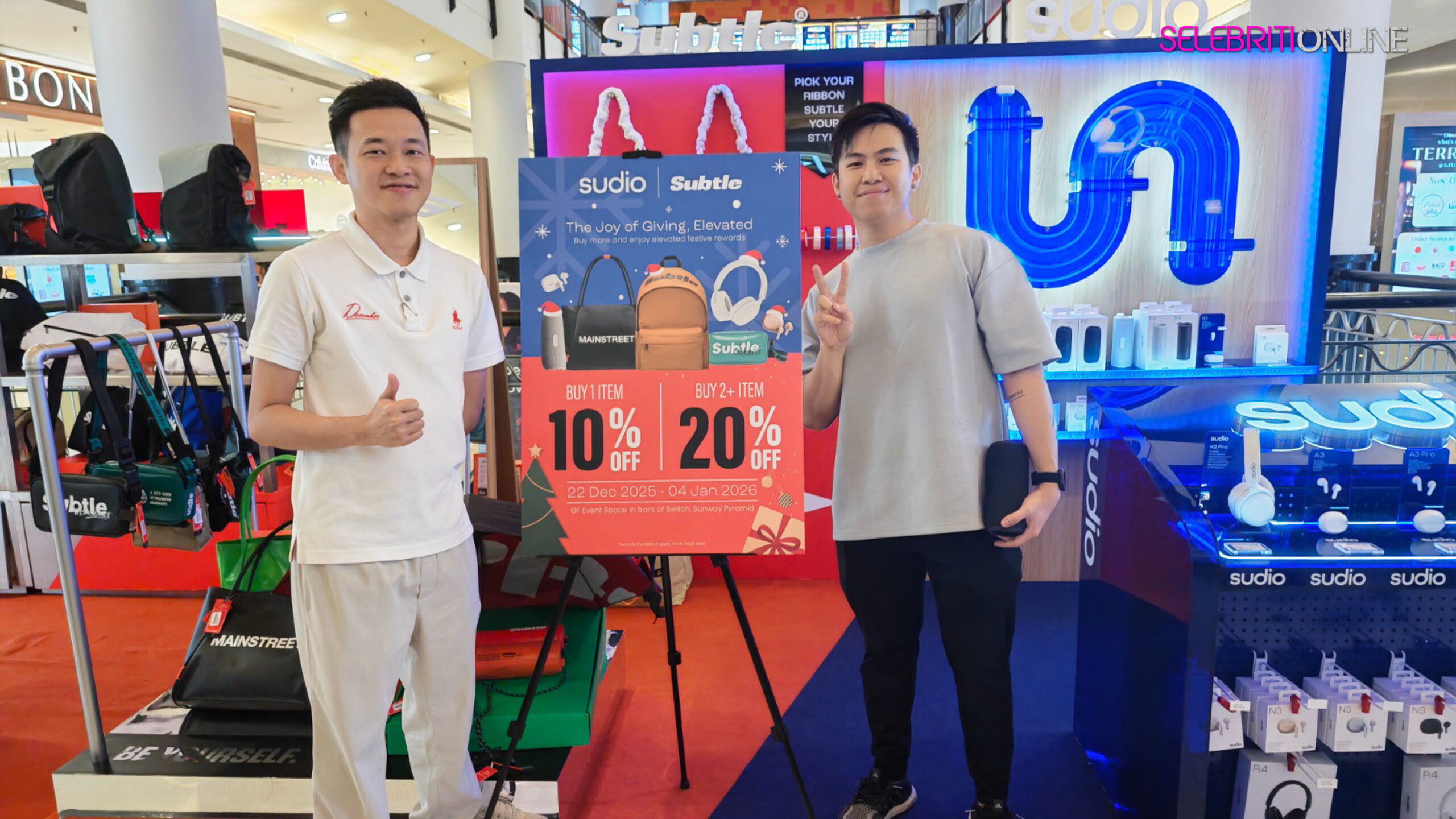 Booth promosi Sudio dan Subtle di GF Event Space Sunway Pyramid