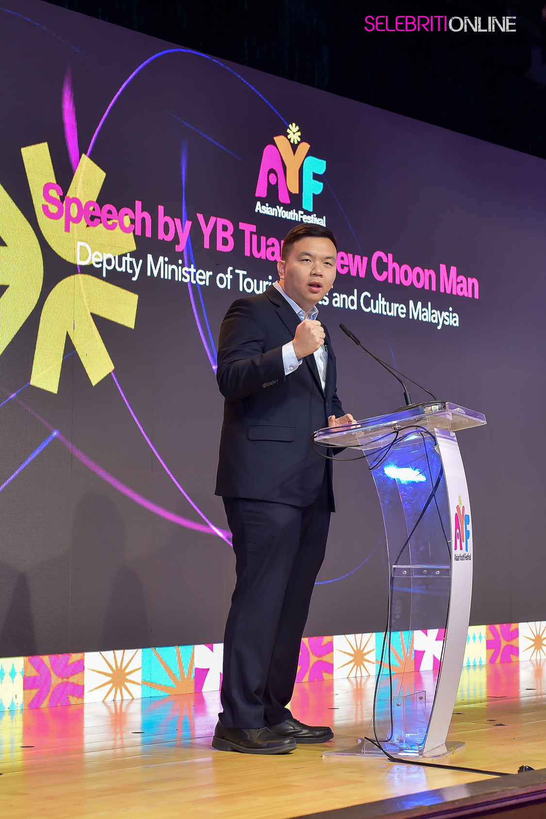 Pelancaran Asian Youth Festival 2026 oleh Timbalan Menteri Pelancongan, Seni dan Budaya di Saloma Kuala Lumpur.