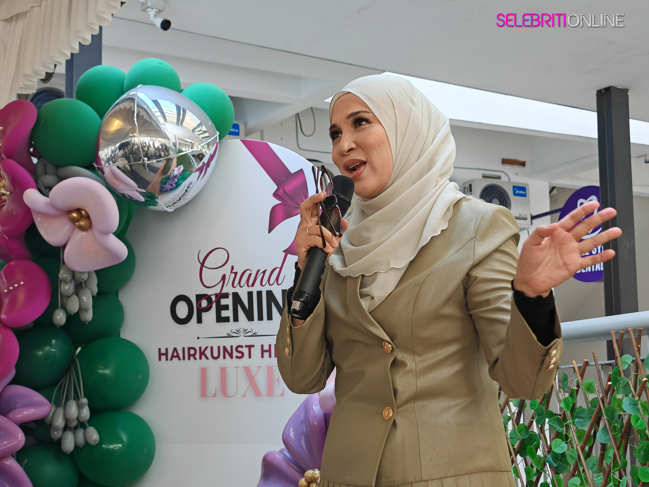 Salon Hairkunst Hijabis Luxe di Bandar Baru Bangi dengan konsep eksklusif patuh syariah.
