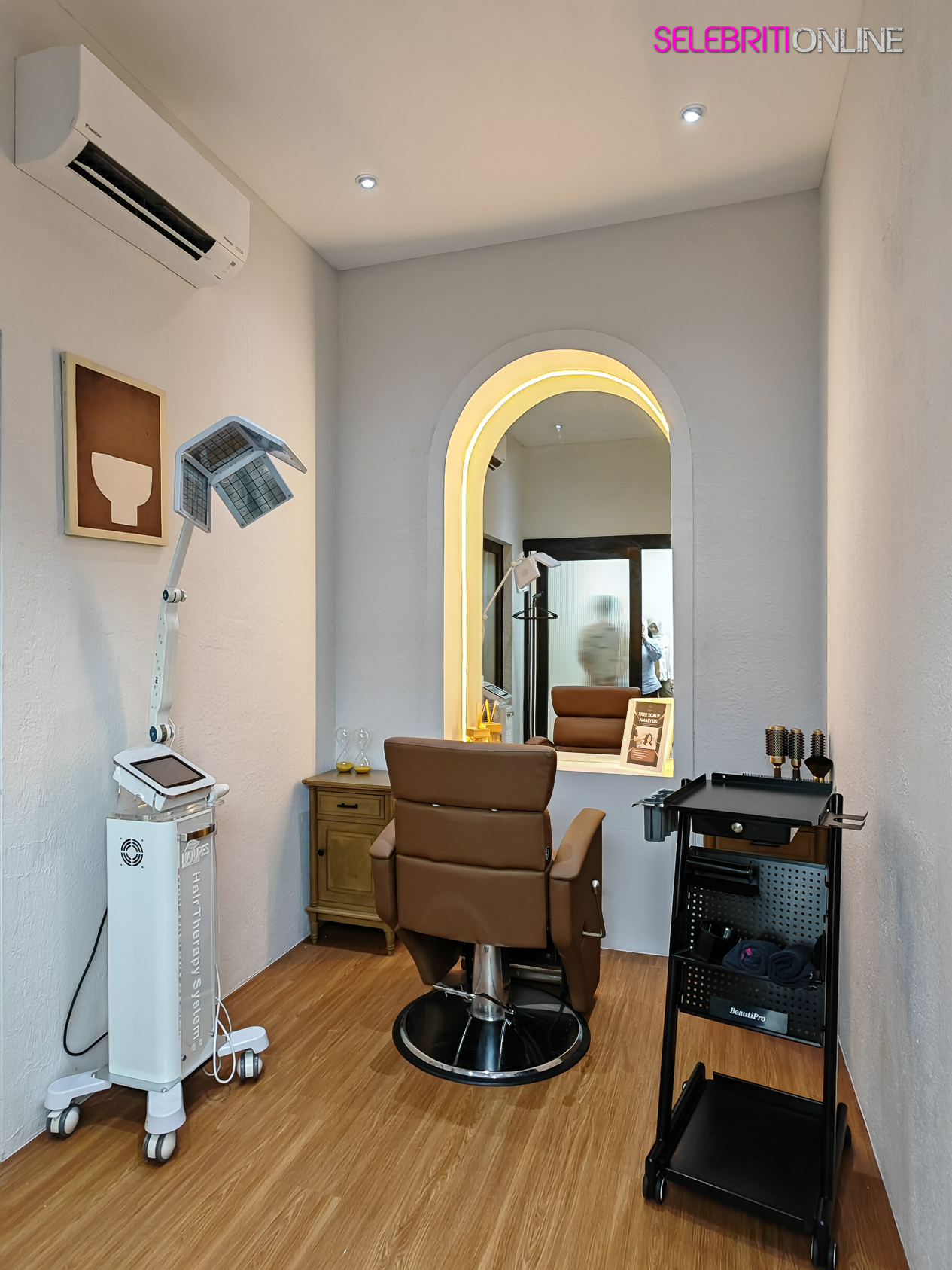 Salon Hairkunst Hijabis Luxe di Bandar Baru Bangi dengan konsep eksklusif patuh syariah.