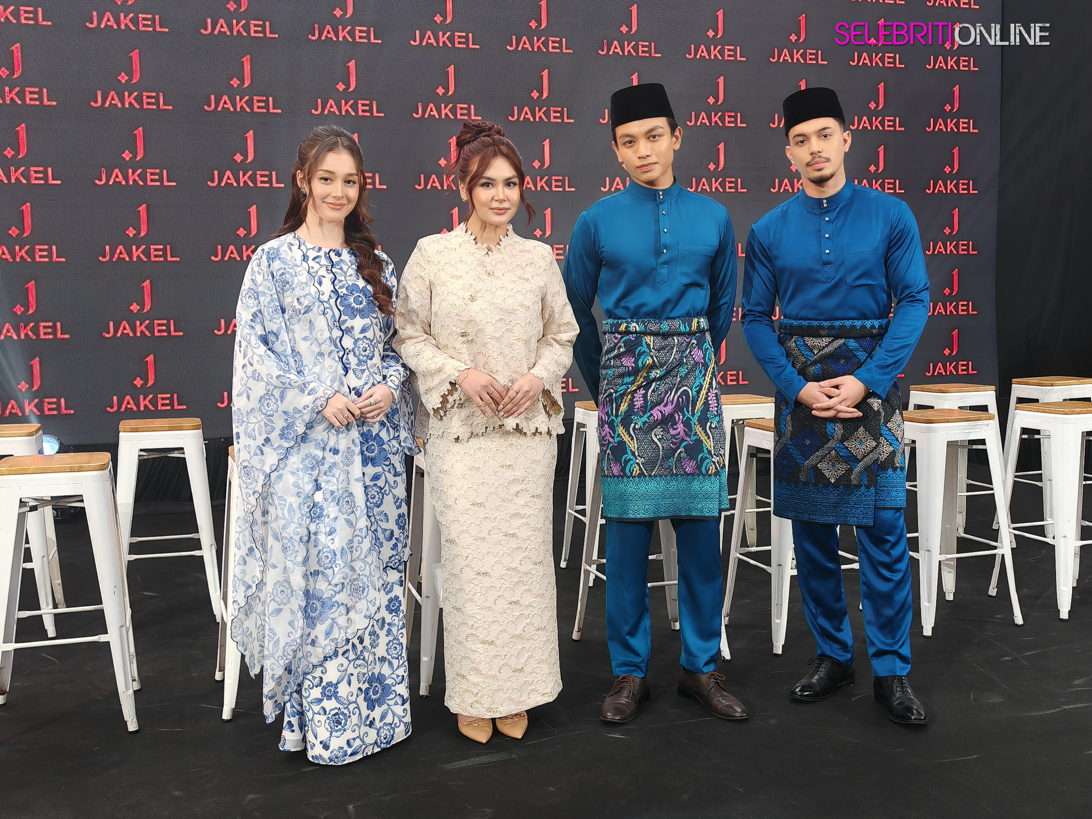 Poster rasmi Jakel Fenomena Raya 2026 menampilkan Fazura dan barisan duta utama dalam busana raya eksklusif di Kuala Lumpur