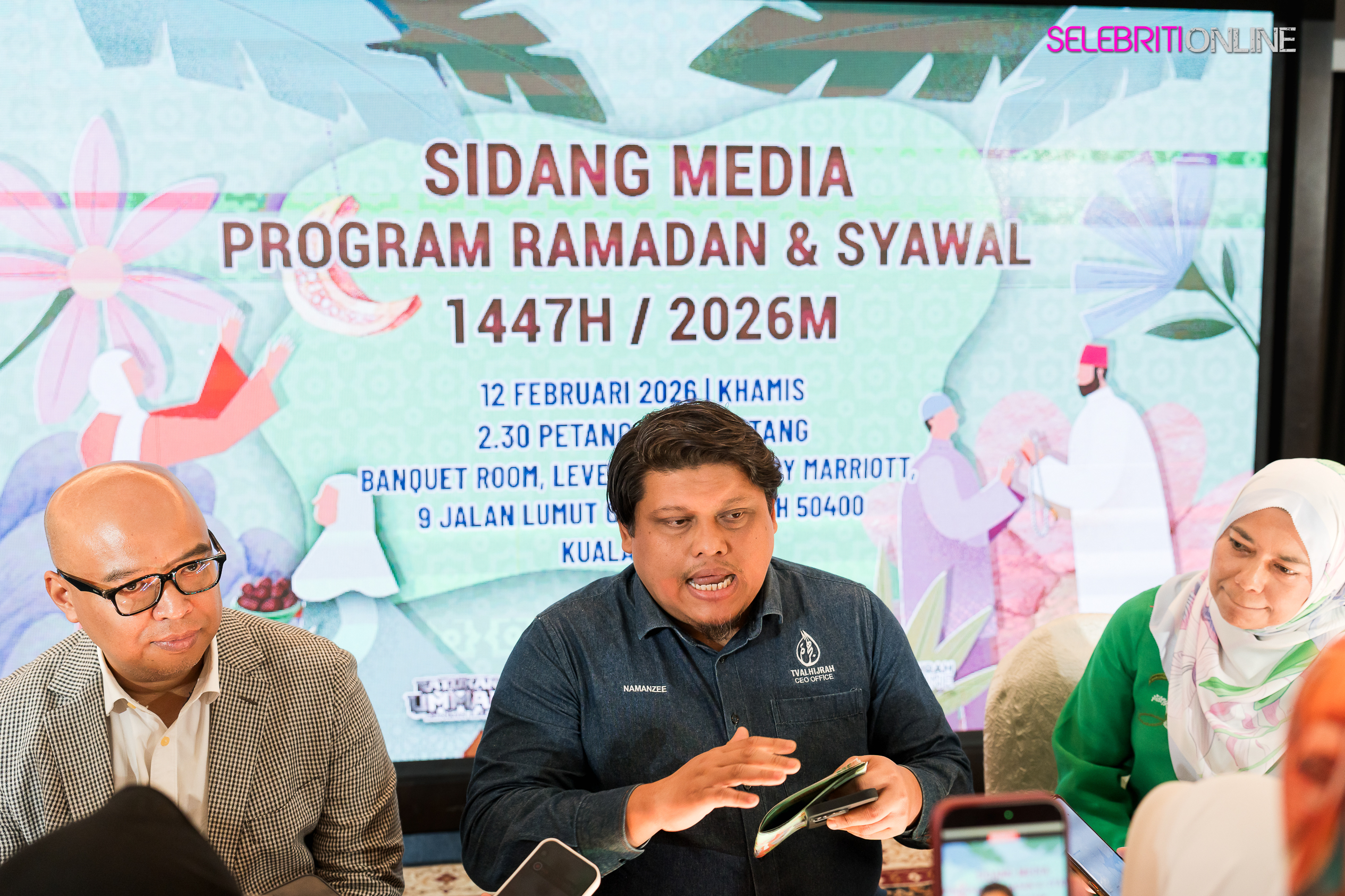 TV AlHijrah dengan visual promosi program Ramadan dan Syawal 1447H/2026M