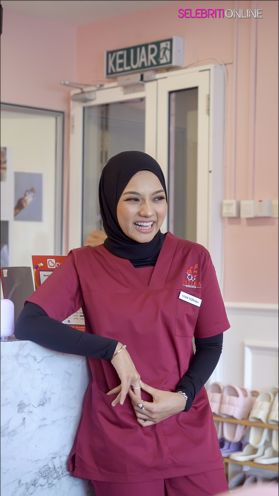 Hawa Rizwana sebagai duta Estika Medispa mempromosikan rawatan estetik bukan invasif