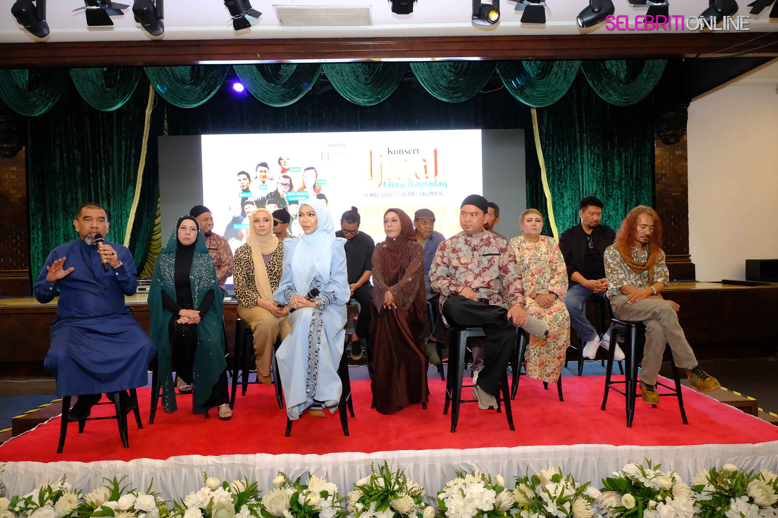 Barisan artis Konsert Ijmal Cinta Ramadan 3.0 di Saloma Kuala Lumpur