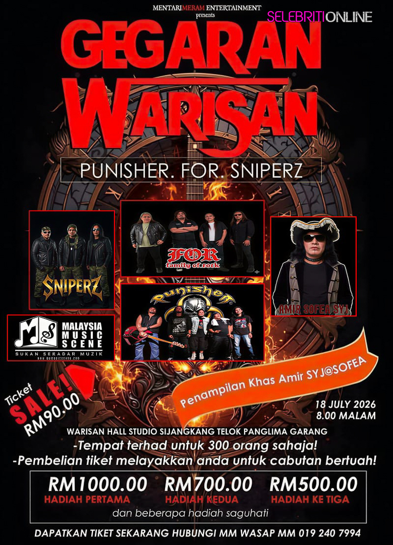 Gegaran Warisan 2026 himpunkan Punisher FOR Sniperz dan Amir SYJ
