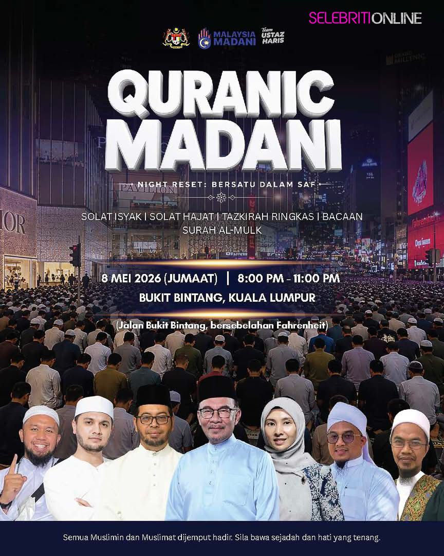 PU Riz ajak masyarakat hadir program Quranic Madani di Bukit Bintang.