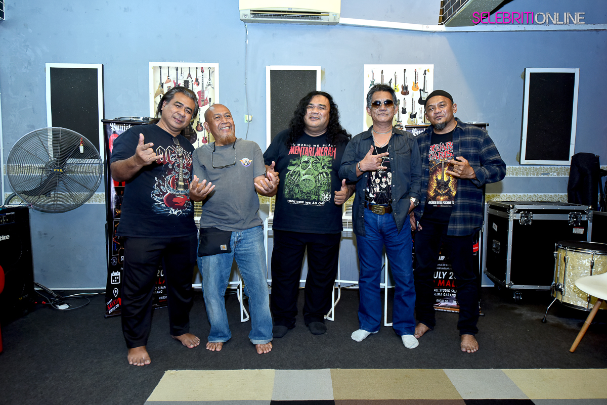 Gegaran Warisan menampilkan Punisher, FOR, Sniperz dan Amir SYJ di Warisan Hall Studio.