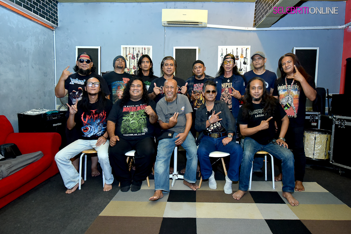 Gegaran Warisan menampilkan Punisher, FOR, Sniperz dan Amir SYJ di Warisan Hall Studio.