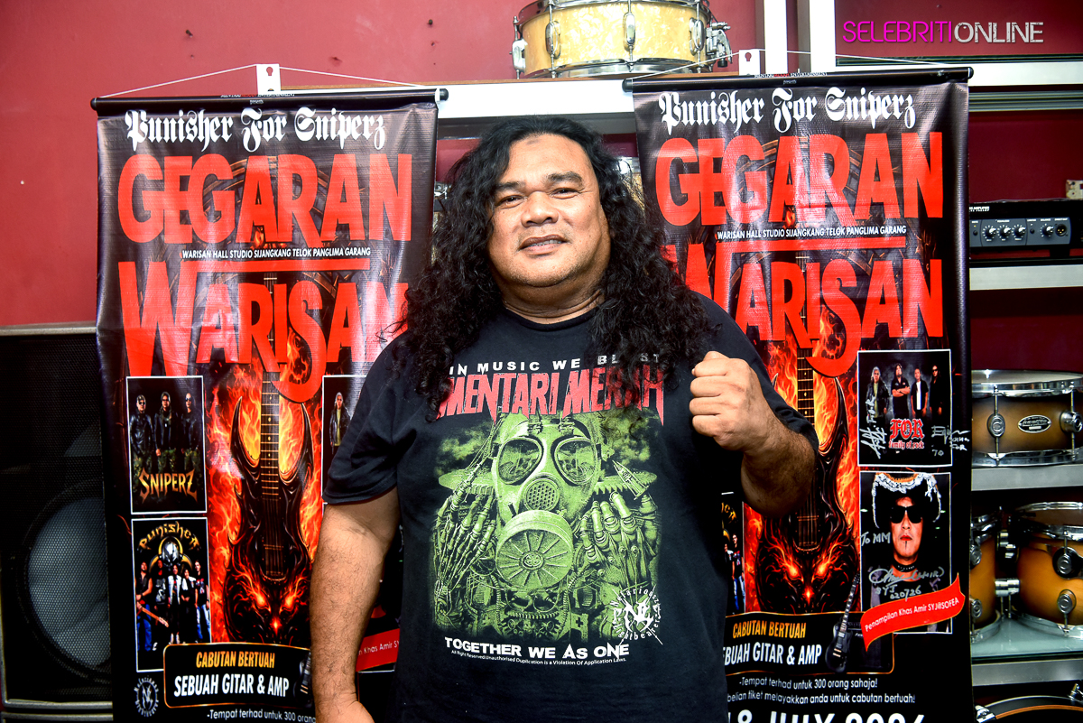 Gegaran Warisan menampilkan Punisher, FOR, Sniperz dan Amir SYJ di Warisan Hall Studio.