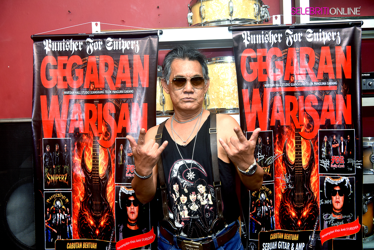 Gegaran Warisan menampilkan Punisher, FOR, Sniperz dan Amir SYJ di Warisan Hall Studio.