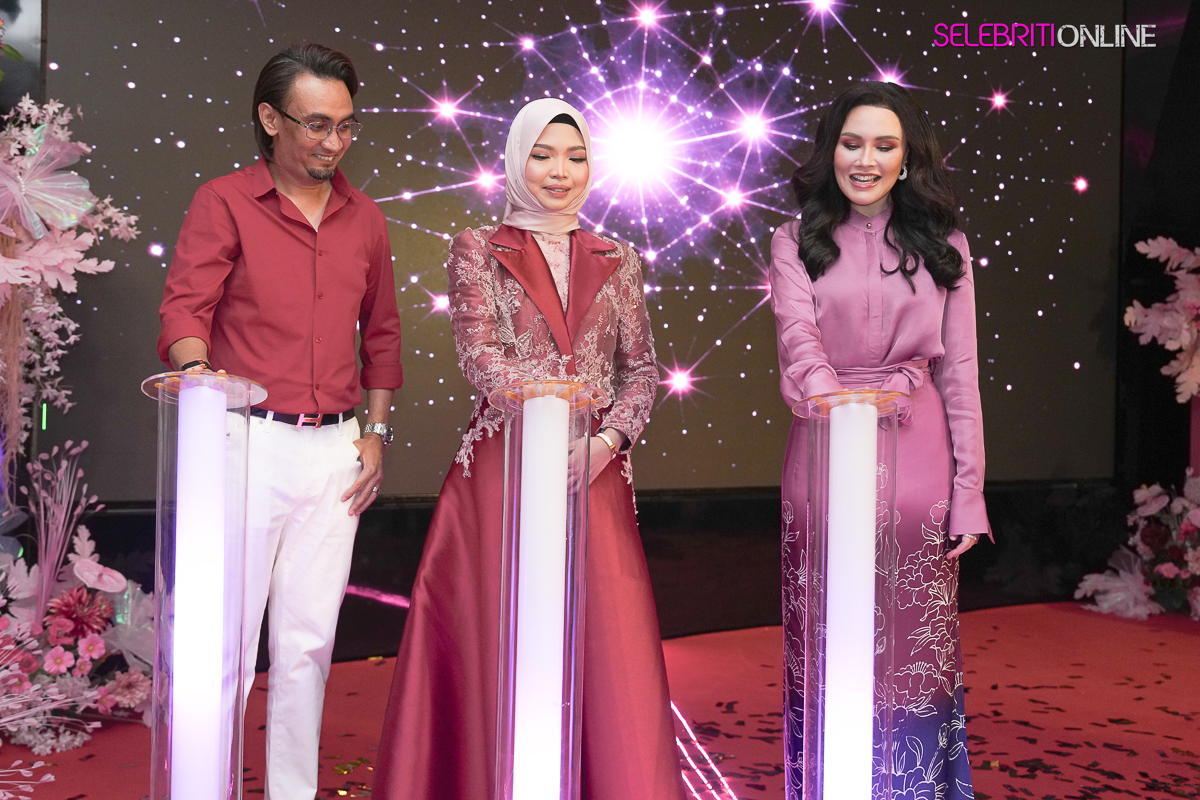 Labrich melancarkan TriBio Women Wellness dan TriBio Kids bersama Che Puan Sarimah Ibrahim.