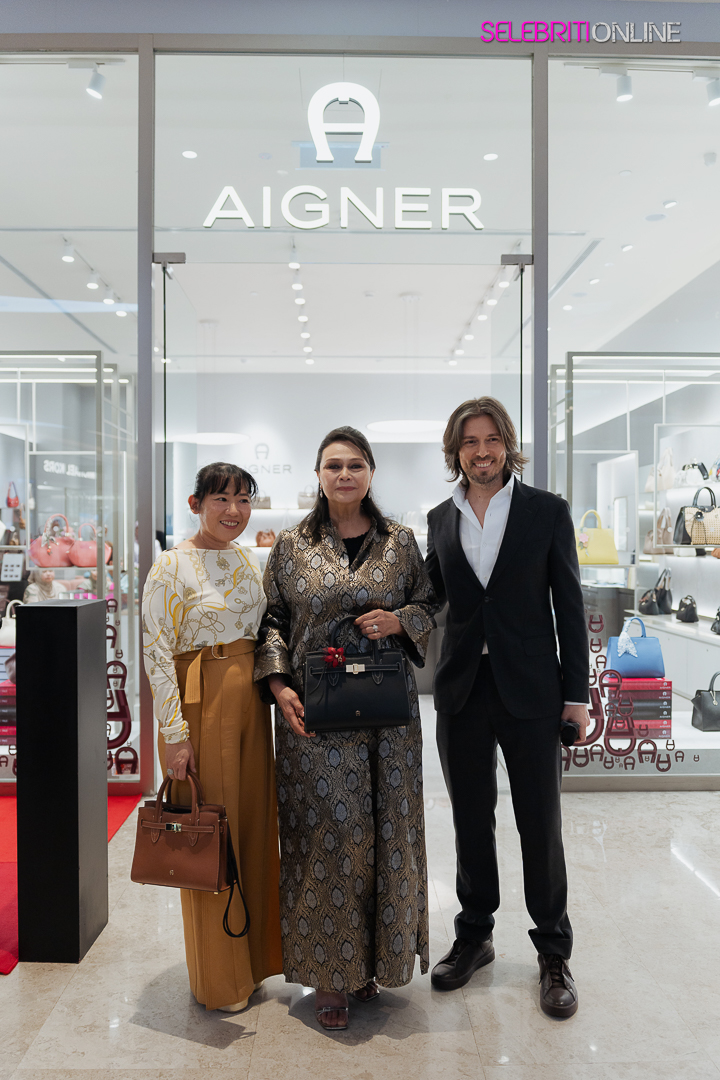 Dato' Khadijah Ibrahim menghadiri acara eksklusif AIGNER di IOI City Mall Kuala Lumpur.