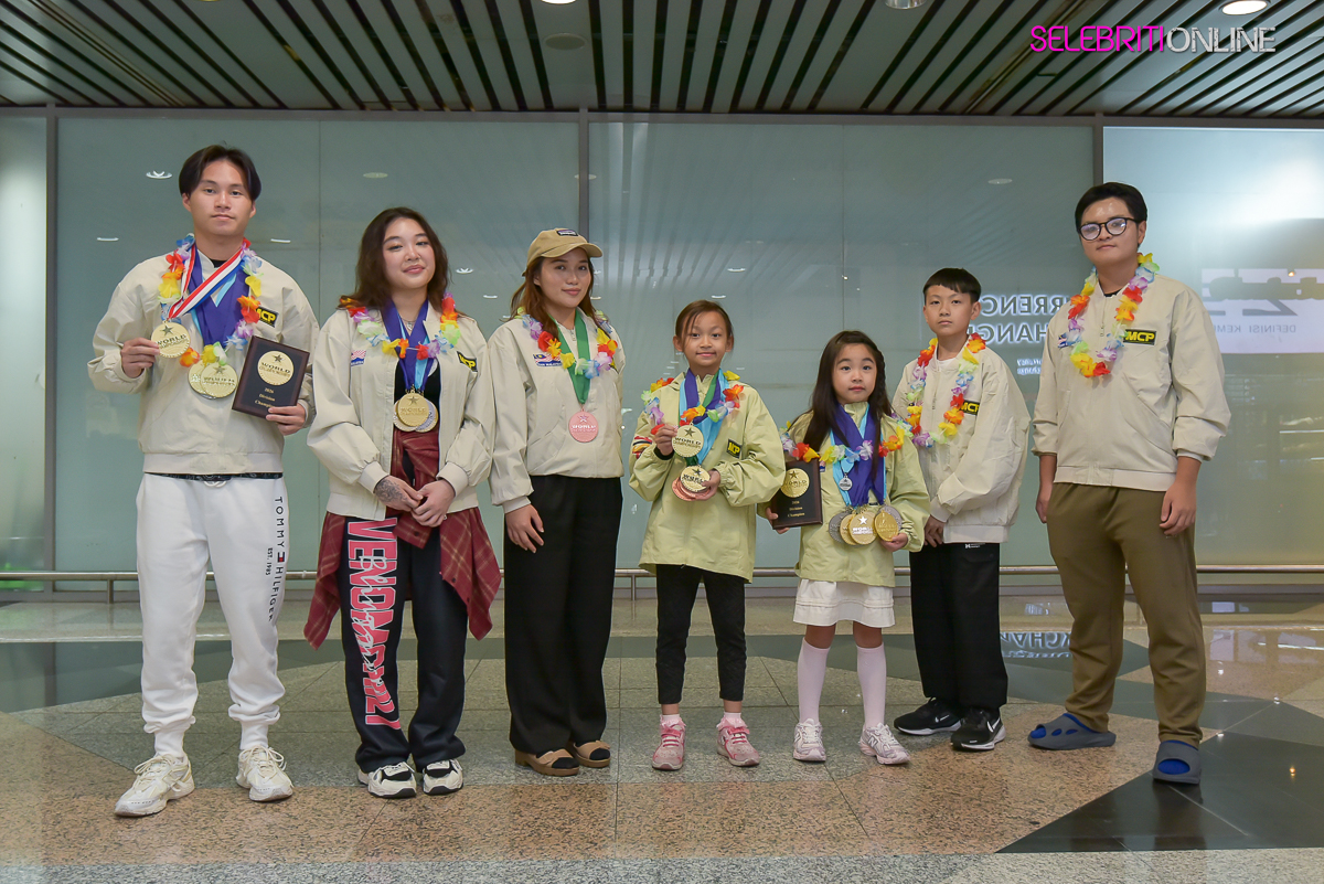 Pasukan Malaysia meraikan kejayaan 35 pingat pada WCOPA 2026 di Las Vegas.