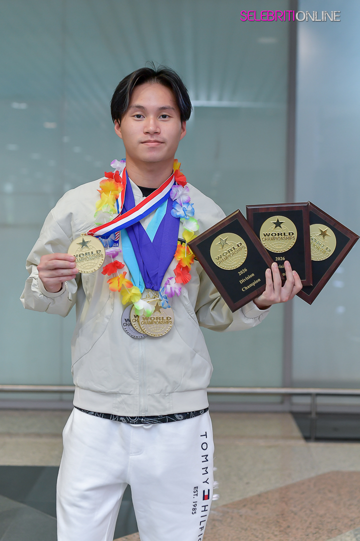 Pasukan Malaysia meraikan kejayaan 35 pingat pada WCOPA 2026 di Las Vegas.