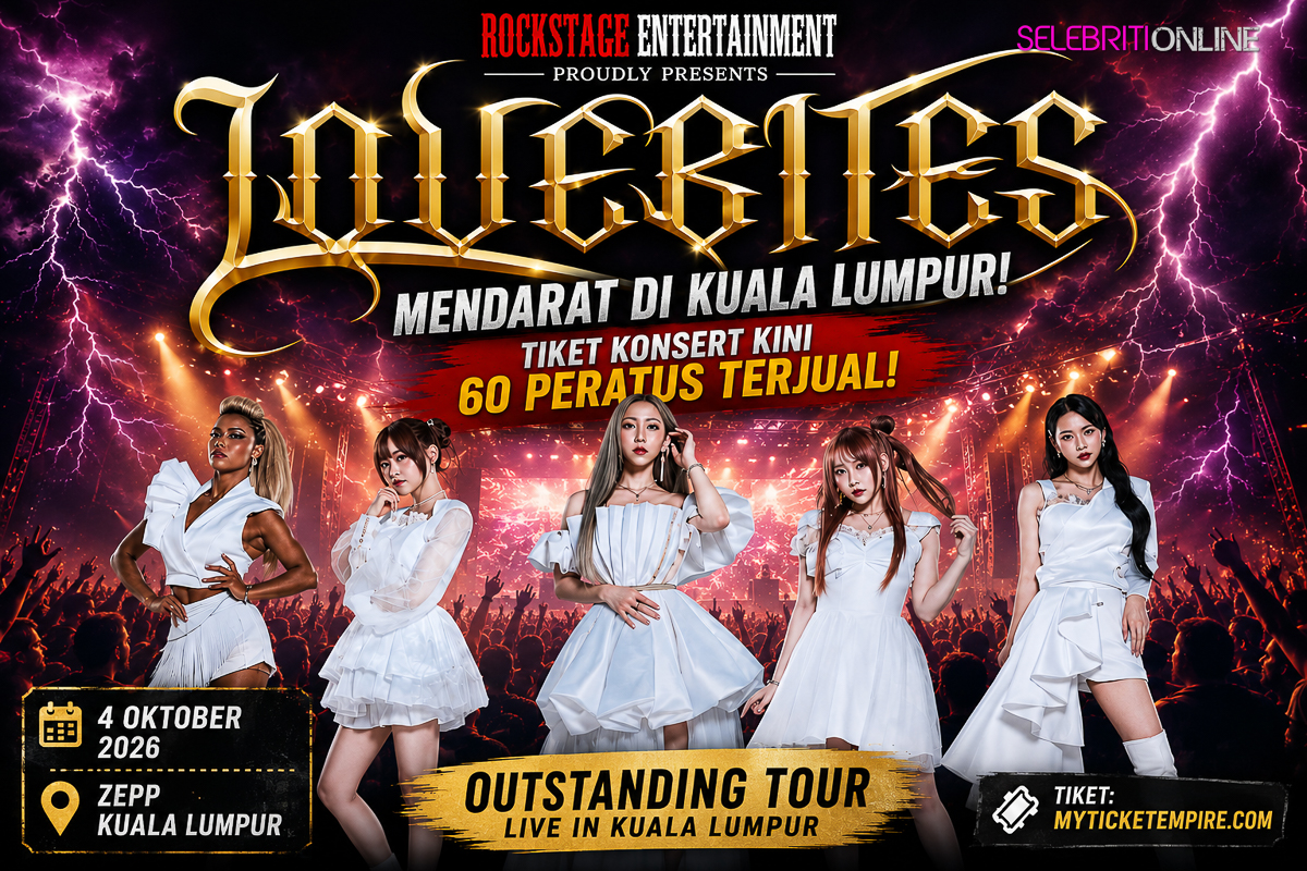 Lovebites Kuala Lumpur bakal beraksi di Zepp KL pada 4 Oktober 2026.