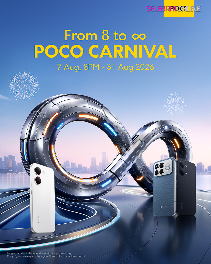 POCO Carnival 2026 menawarkan promosi eksklusif untuk siri telefon pintar dan tablet POCO.