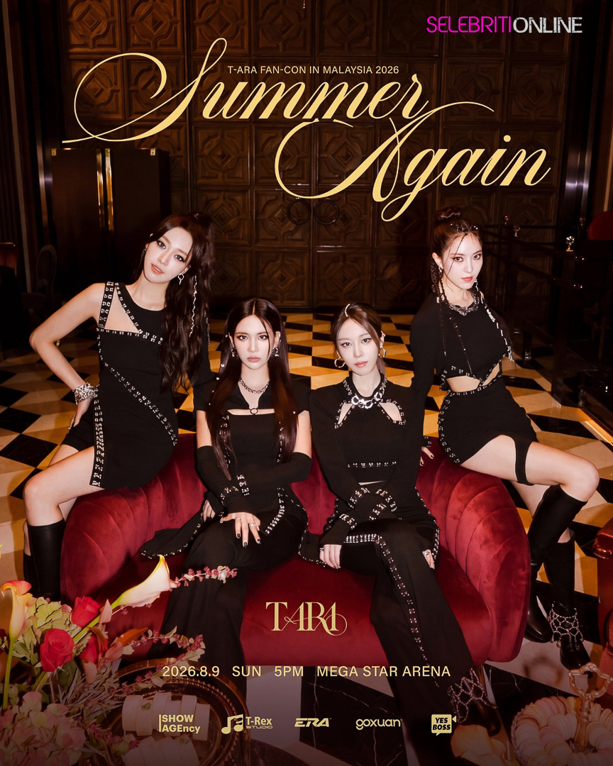 T-ARA kembali bertemu peminat di Malaysia menerusi Summer Again pada 9 Ogos 2026 di Mega Star Arena.