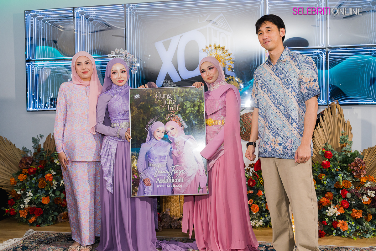 Iman Troye dan Asslahierah menerusi pelancaran Jung Jung Inai