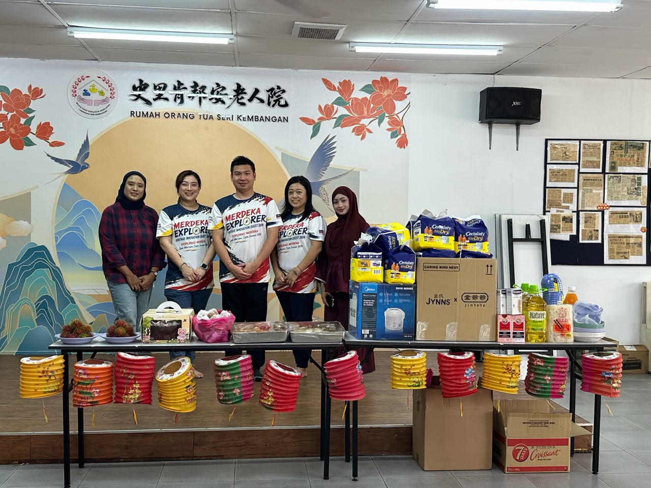 Program Santuni Warga Emas MYRAS di Rumah Sejahtera Seri Kembangan.